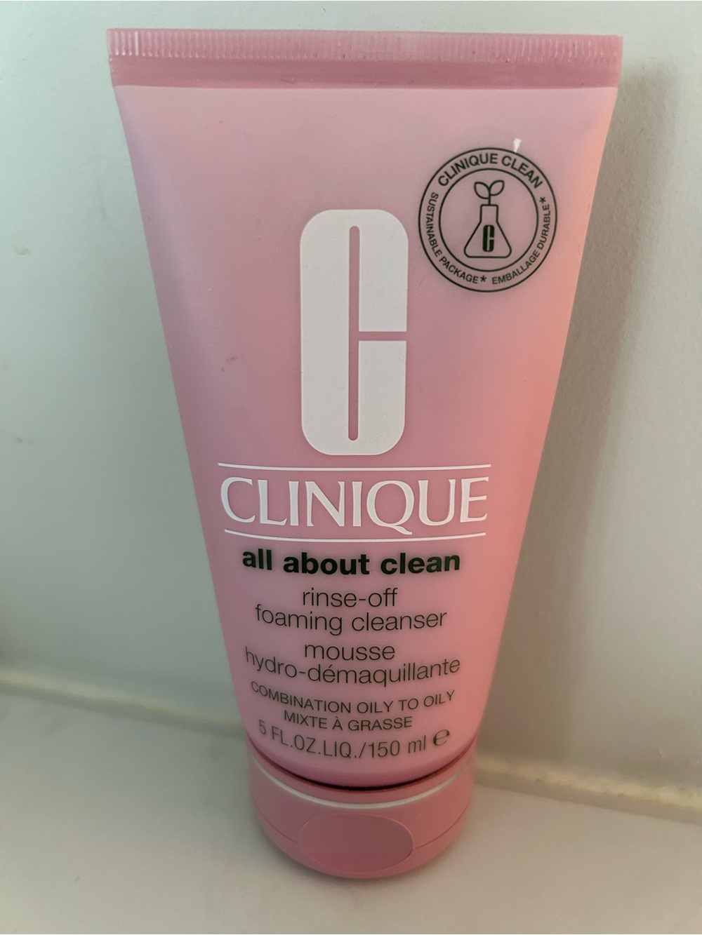 Clinique Pink Foaming Cleanser Tube